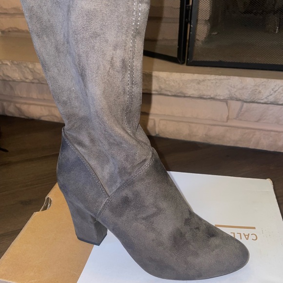 Call it spring over the knee suede boots! - Picture 6 of 6
